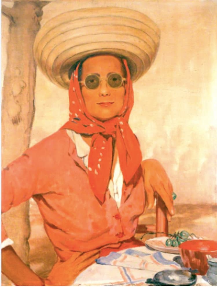 Painting of Marguerite McBey