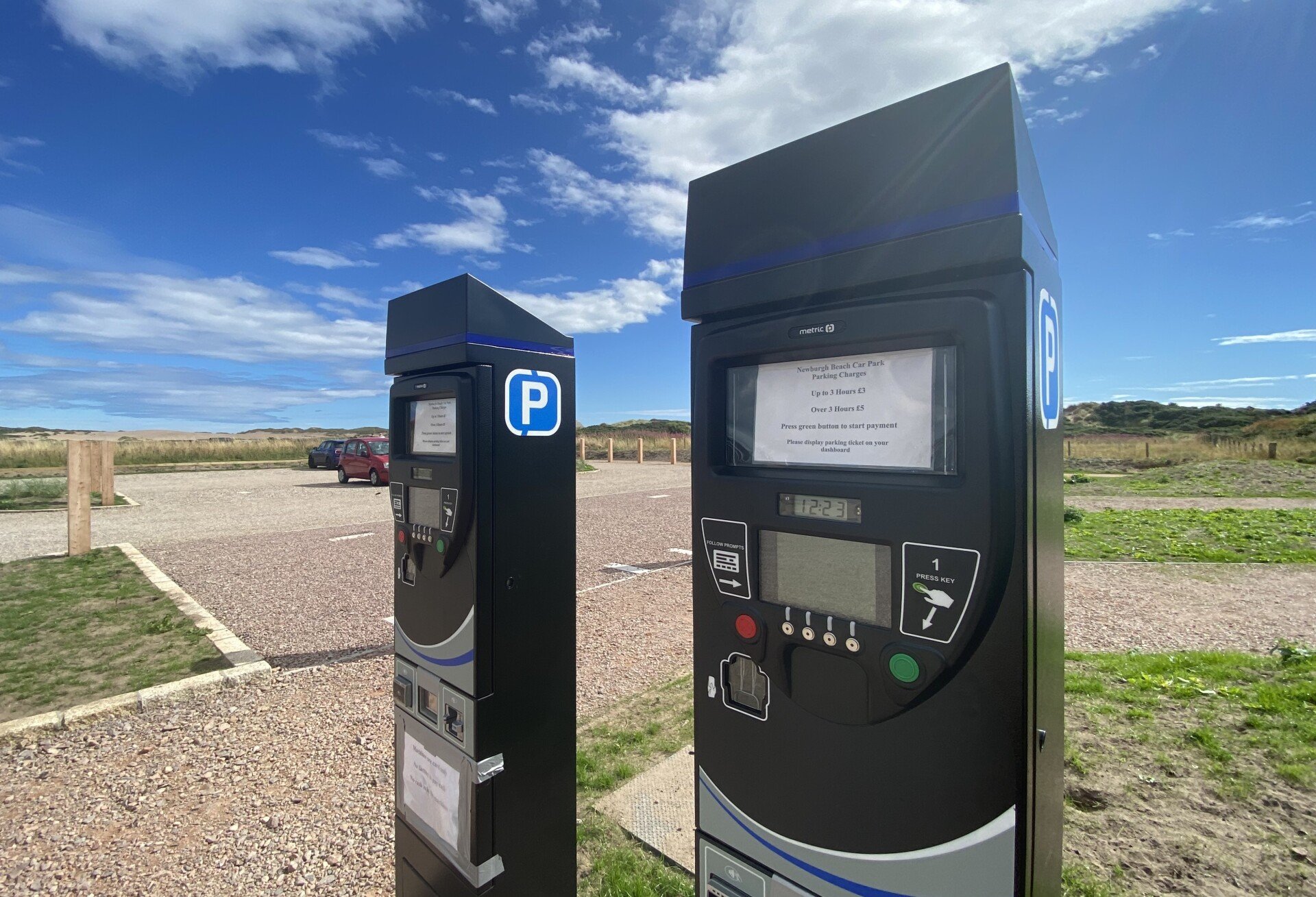 Beach Carpark Parking Meters